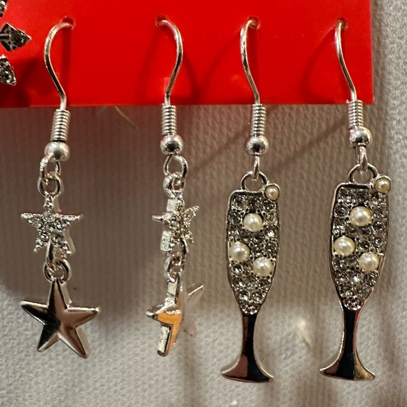 Celebrate Together 3 Pack Holiday Earrings NWT - Picture 4 of 5